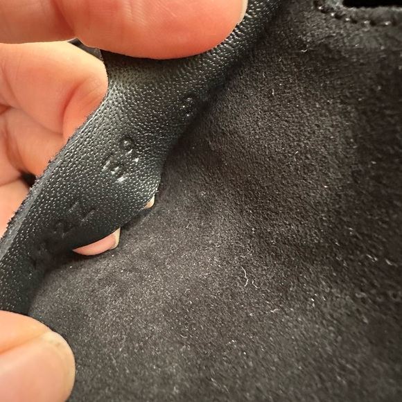 size 39EU NEW HERMES Black Suede Goatskin Women's Go Mule  w/ Receipt - Picture 7 of 15